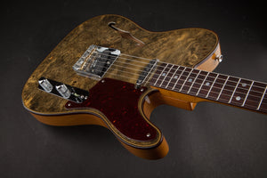 Fender Custom Shop: Artisan Buckeye Double Esquire Amber Natural #R124448