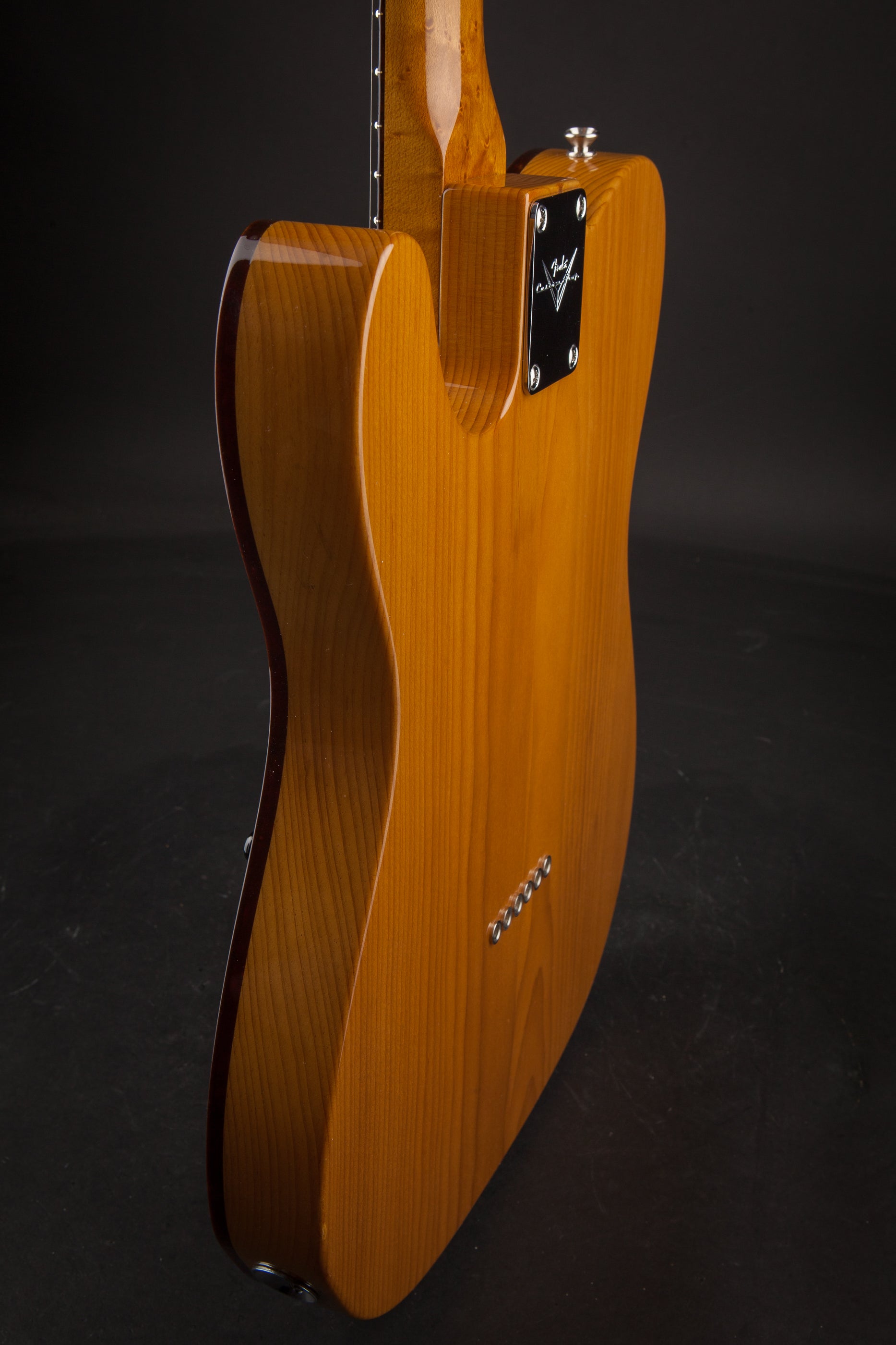 Fender Custom Shop: Artisan Buckeye Double Esquire Amber Natural #R124448