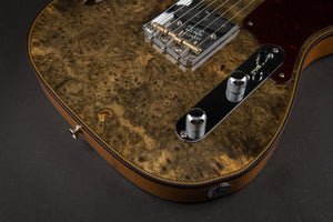 Fender Custom Shop: Artisan Buckeye Double Esquire Amber Natural #R124448