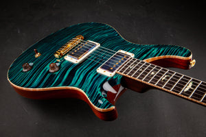 PRS Private Stock: Modern Eagle Quatro, Solid Rosewood Neck - Blue Green #2922