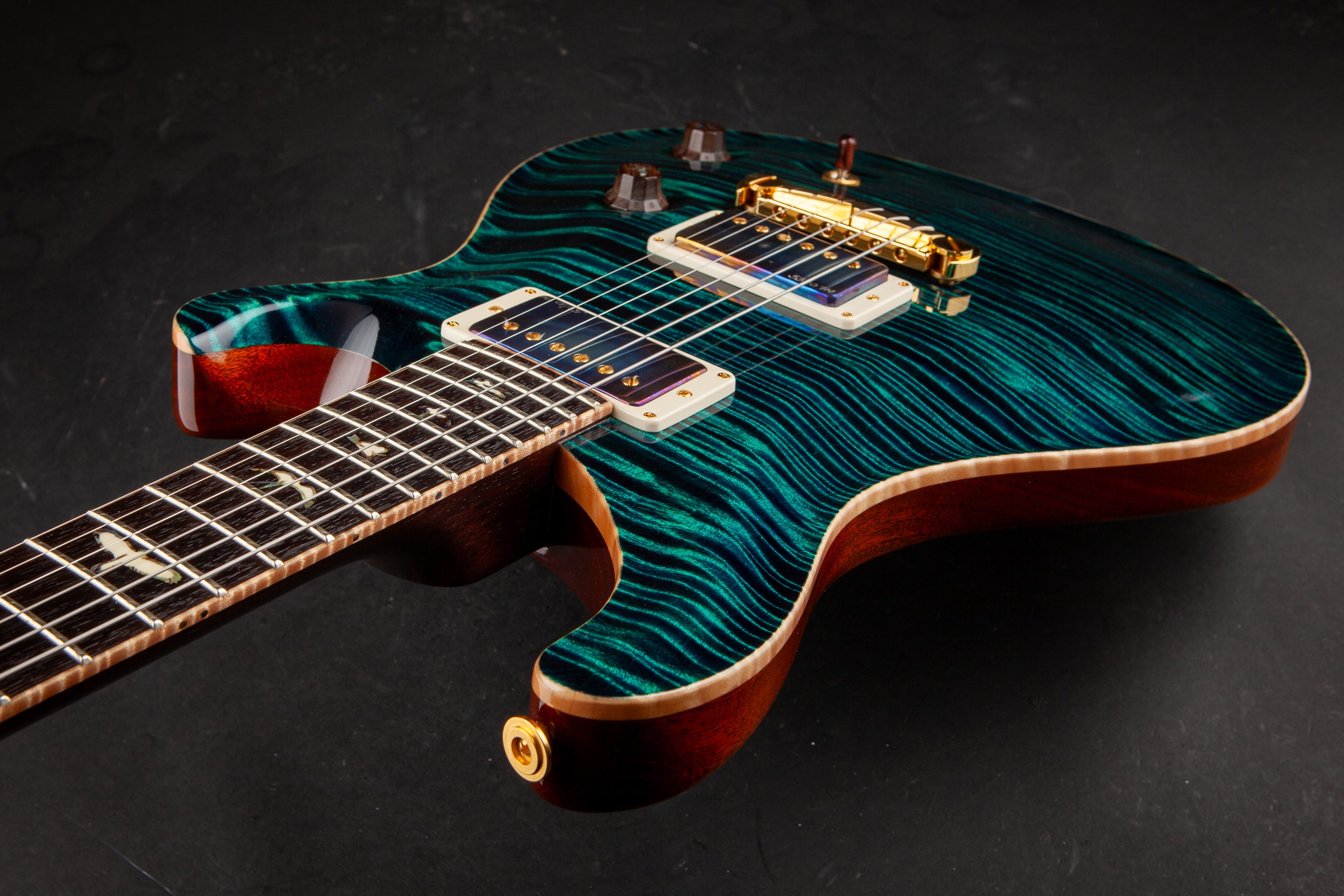 PRS Private Stock: Modern Eagle Quatro, Solid Rosewood Neck - Blue Green #2922