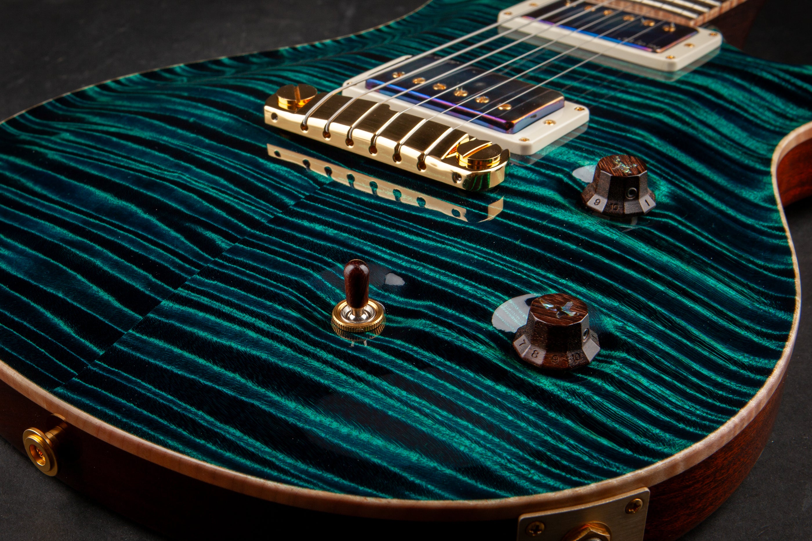 PRS Private Stock: Modern Eagle Quatro, Solid Rosewood Neck - Blue Green #2922