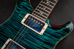 PRS Private Stock: Modern Eagle Quatro, Solid Rosewood Neck - Blue Green #2922