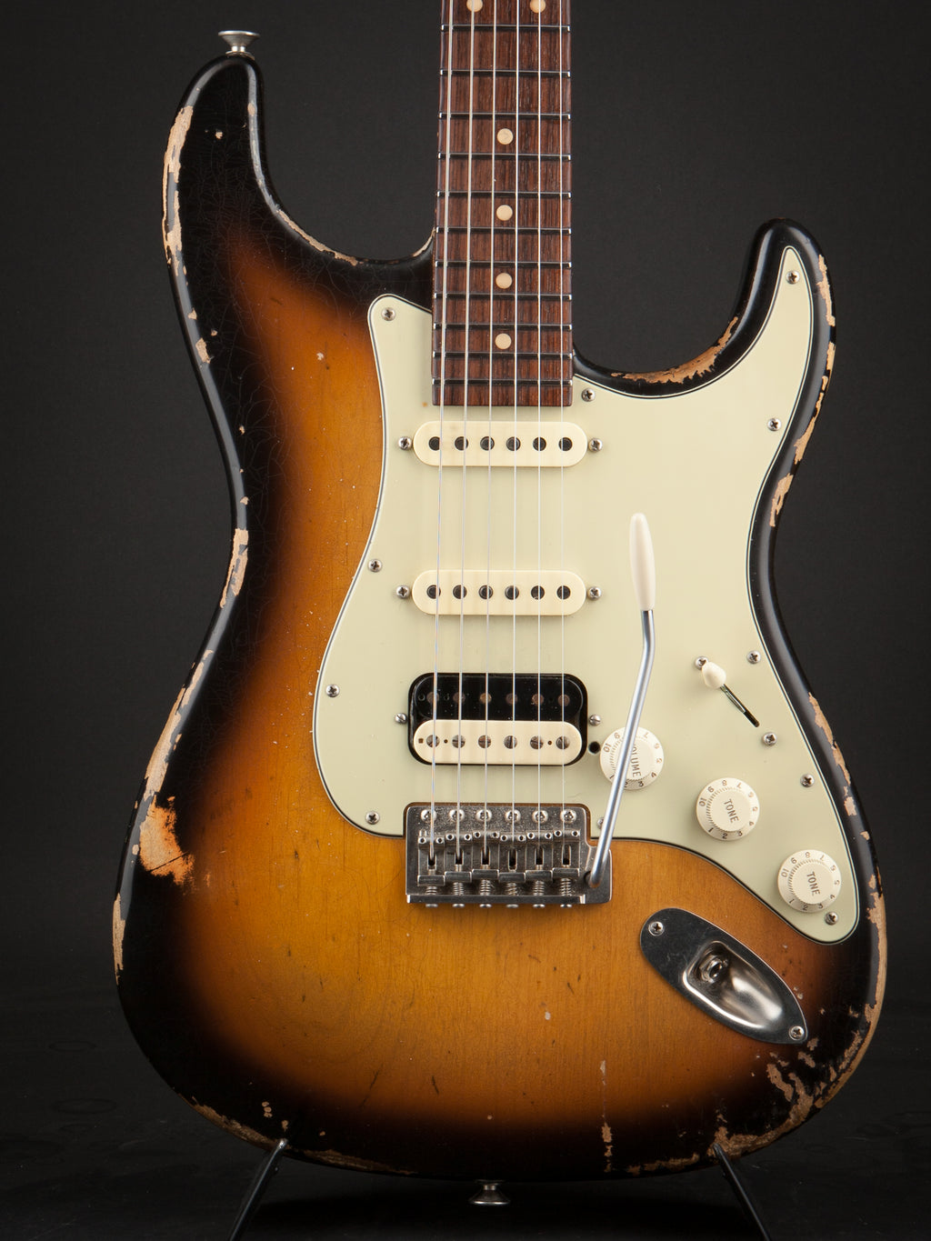 Luxxtone Guitars Choppa S Faded 3 Colour Sunburst #0182