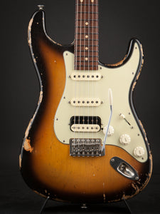 Luxxtone Guitars Choppa S Faded 3 Colour Sunburst #0182