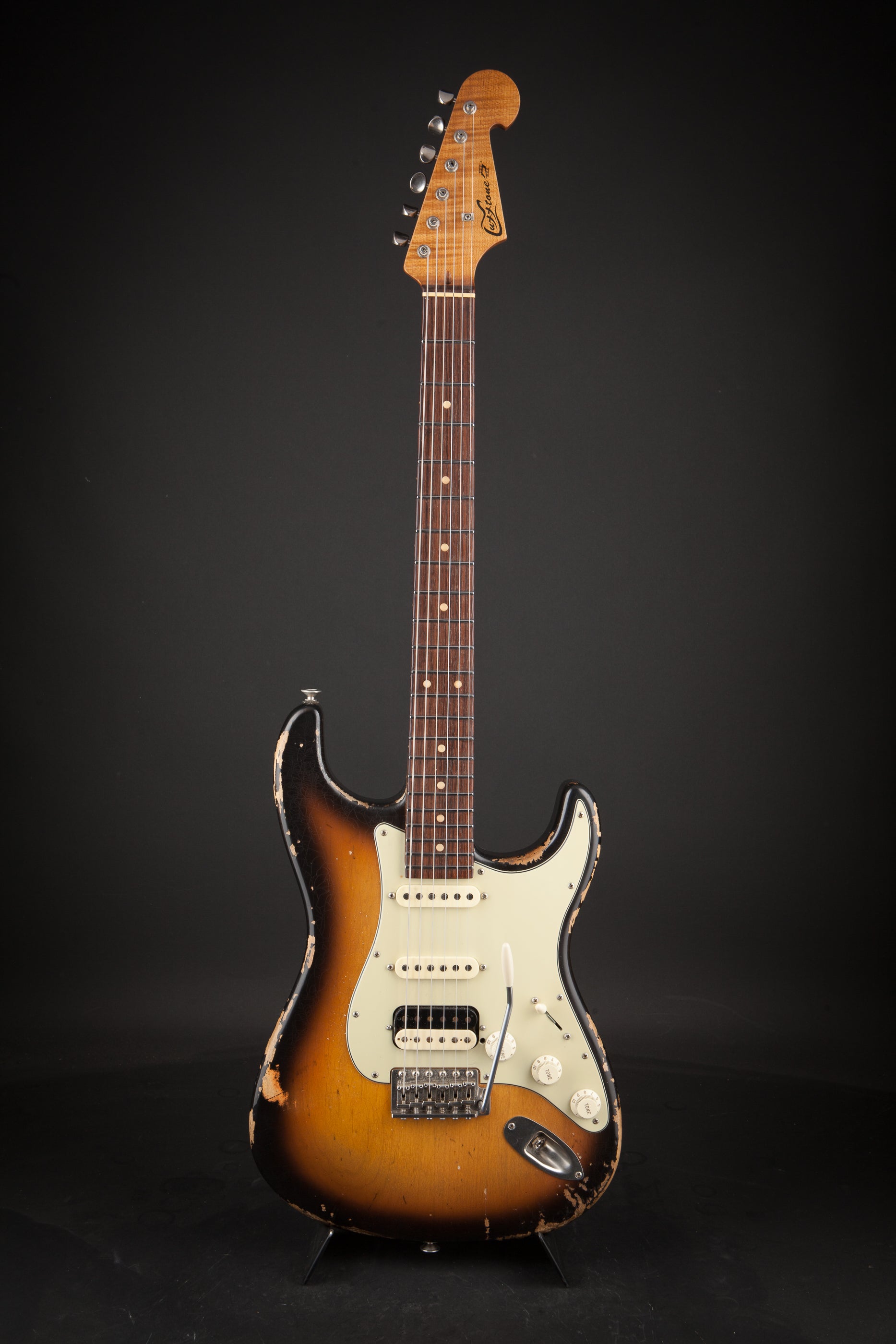 Luxxtone Guitars Choppa S Faded 3 Colour Sunburst #0182