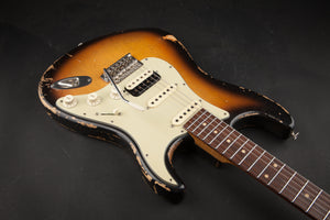 Luxxtone Guitars Choppa S Faded 3 Colour Sunburst #0182