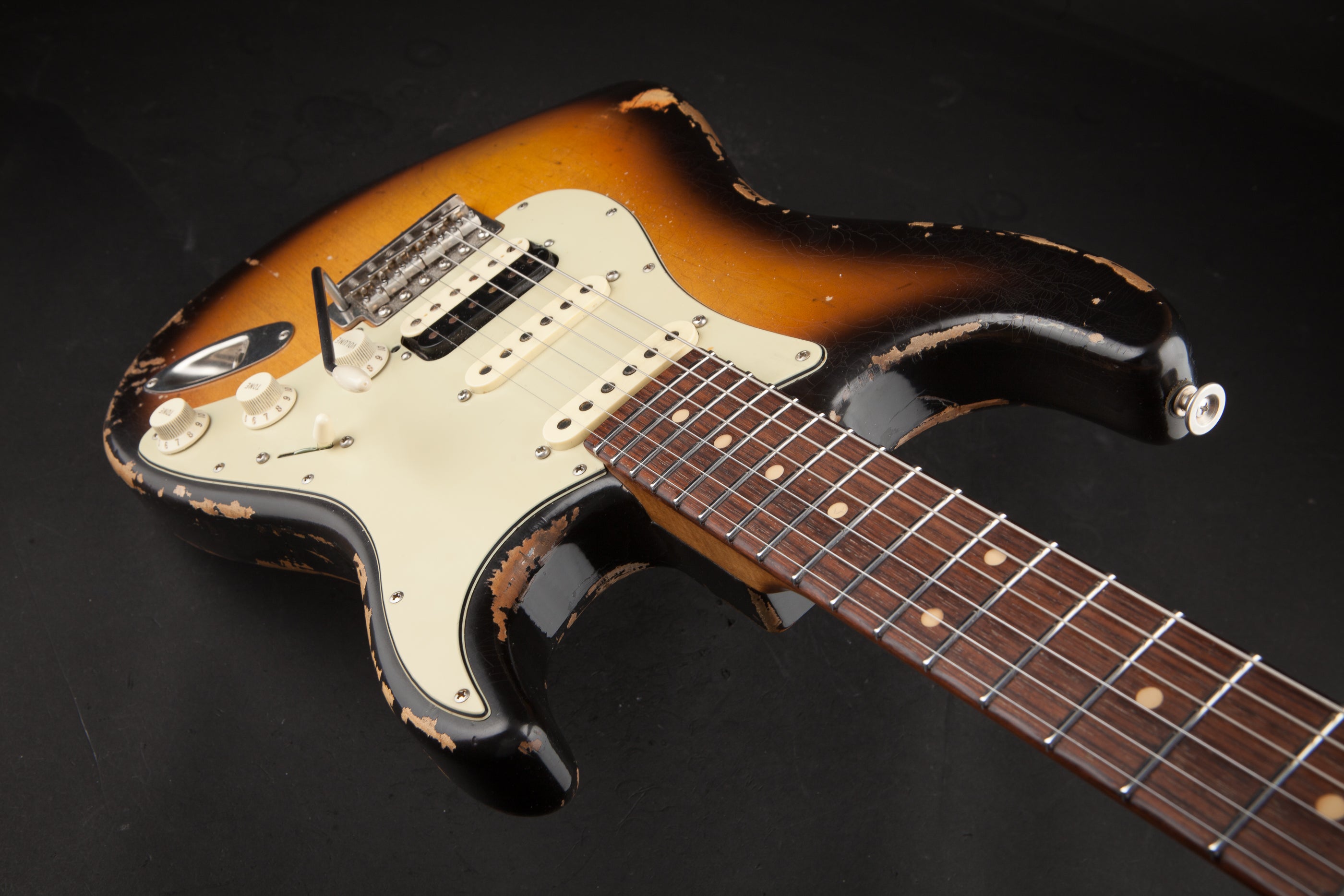 Luxxtone Guitars Choppa S Faded 3 Colour Sunburst #0182