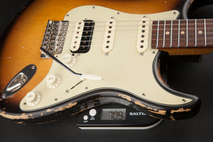 Luxxtone Guitars Choppa S Faded 3 Colour Sunburst #0182