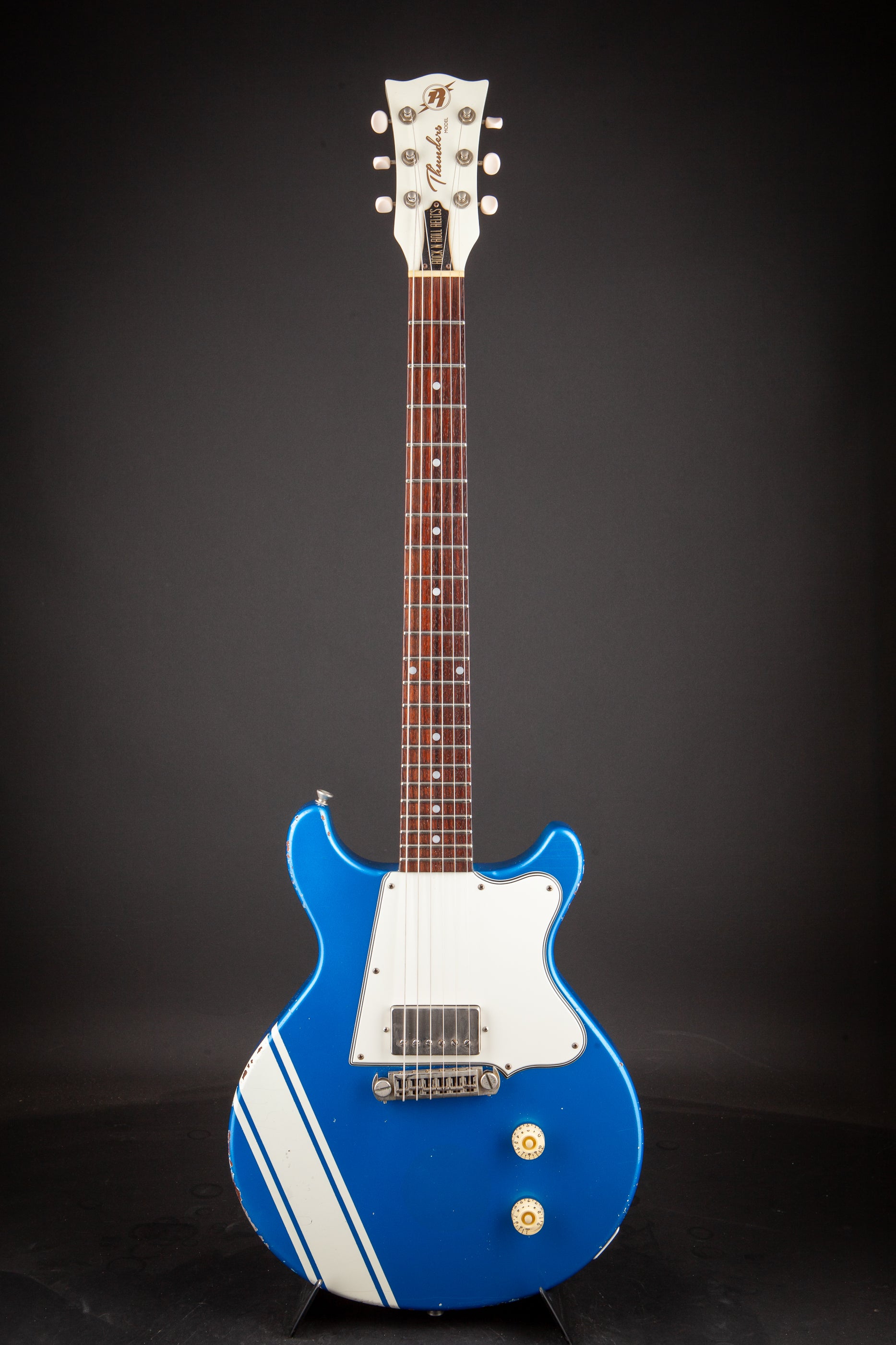Rock n Roll Relics Thunders Lake Placid Blue with Competition Stripe #15287-T