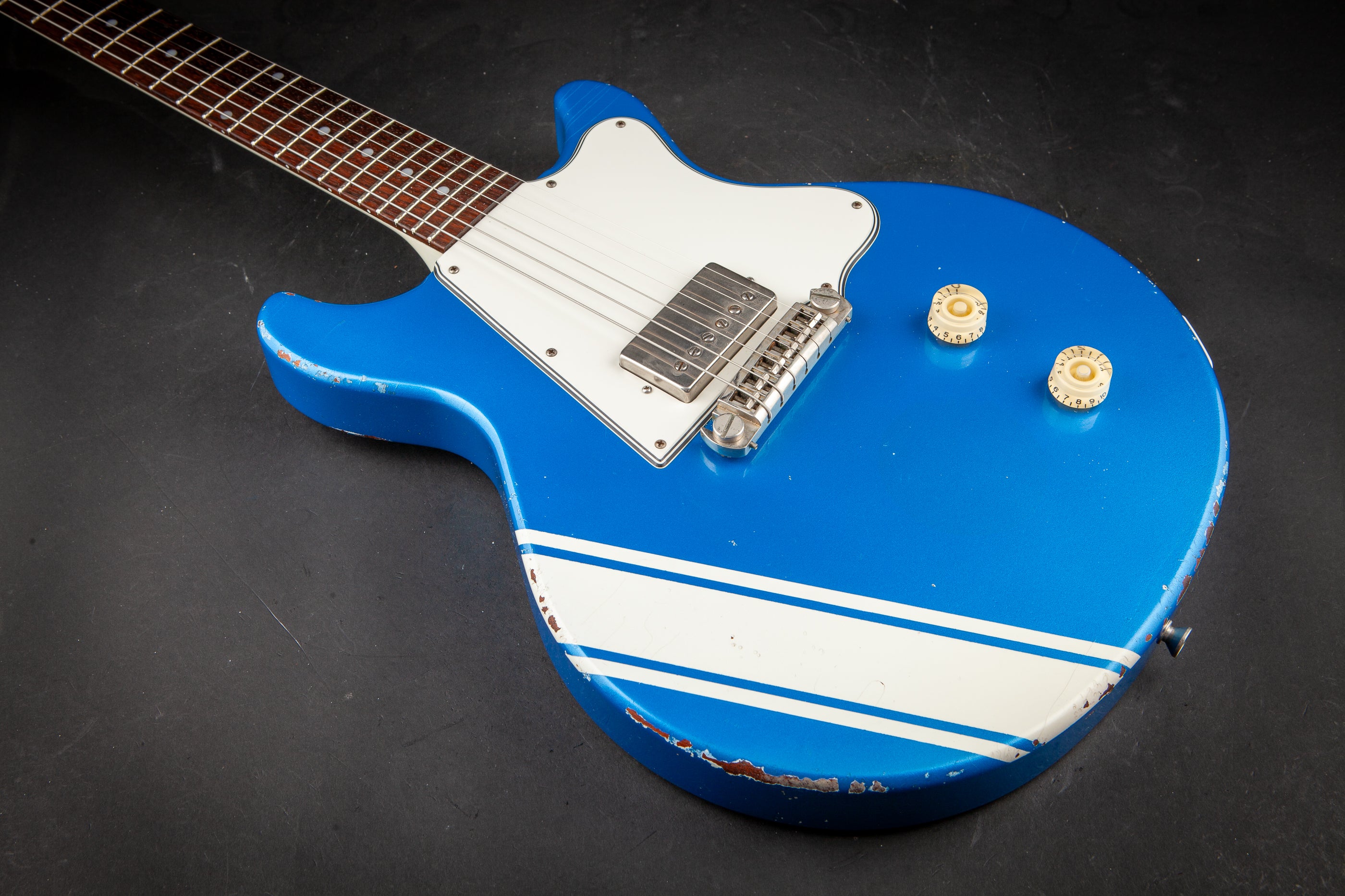 Rock n Roll Relics Thunders Lake Placid Blue with Competition Stripe #15287-T