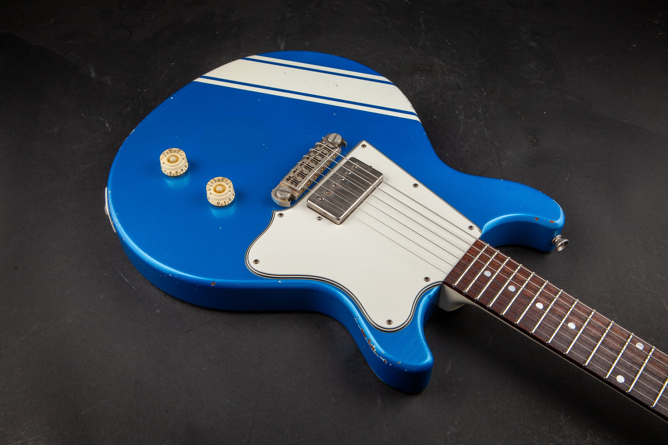 Rock n Roll Relics Thunders Lake Placid Blue with Competition Stripe #15287-T