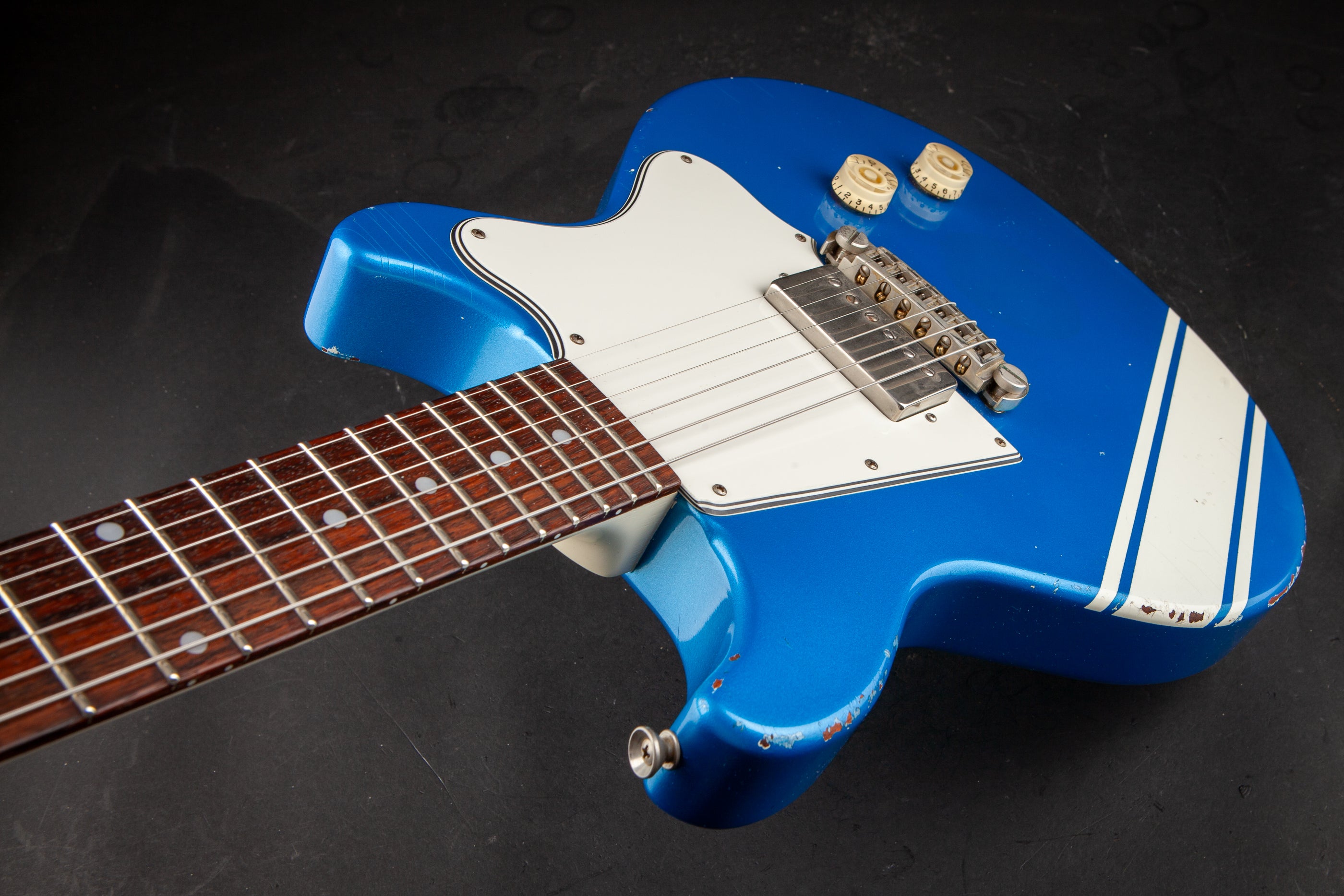 Rock n Roll Relics Thunders Lake Placid Blue with Competition Stripe #15287-T