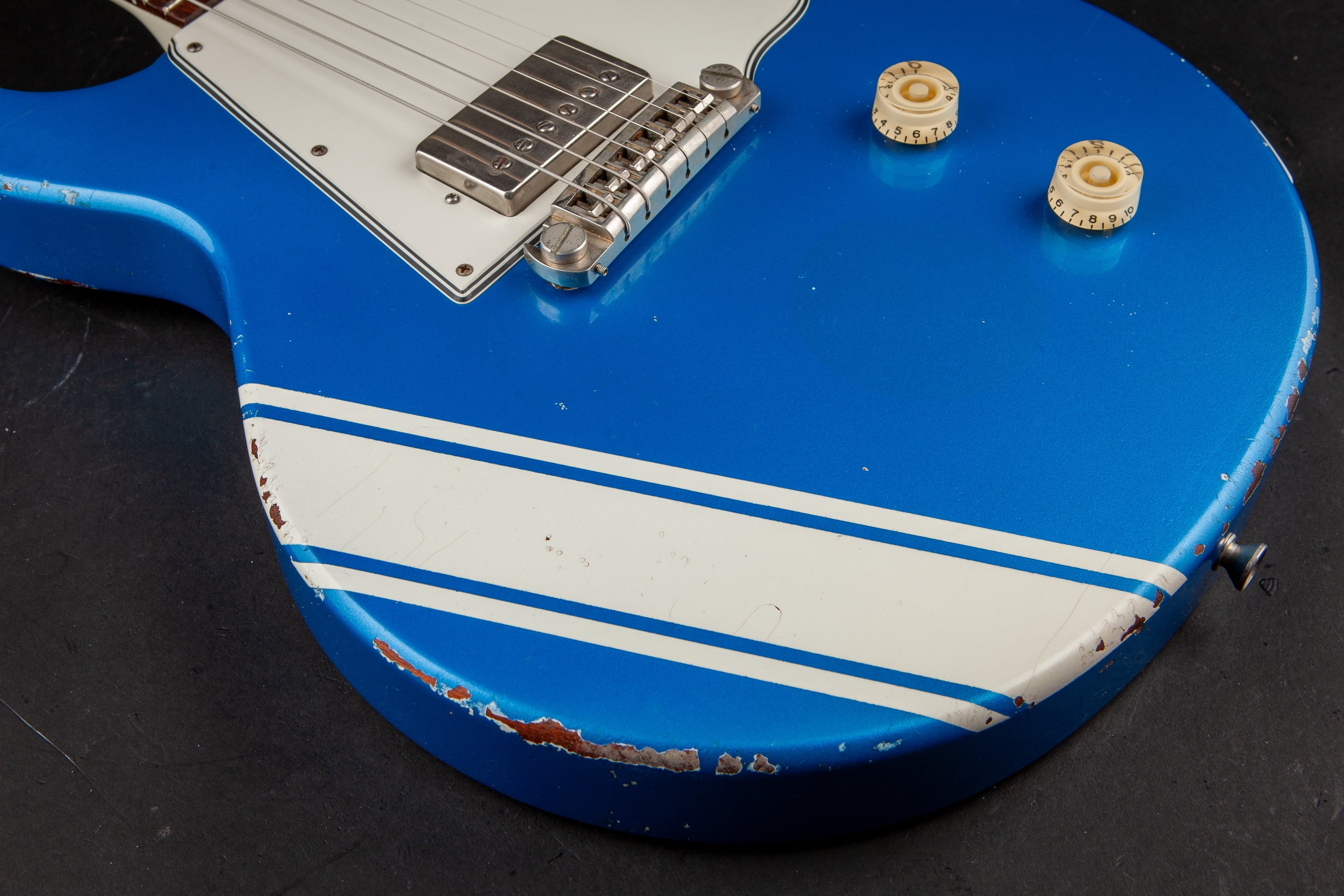 Rock n Roll Relics Thunders Lake Placid Blue with Competition Stripe #15287-T