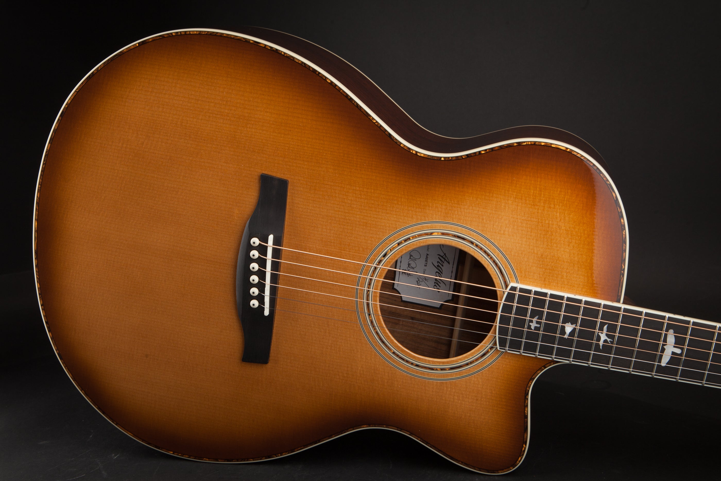 PRS Guitars: SE Angelus A40ETS Tobacco Sunburst #106621