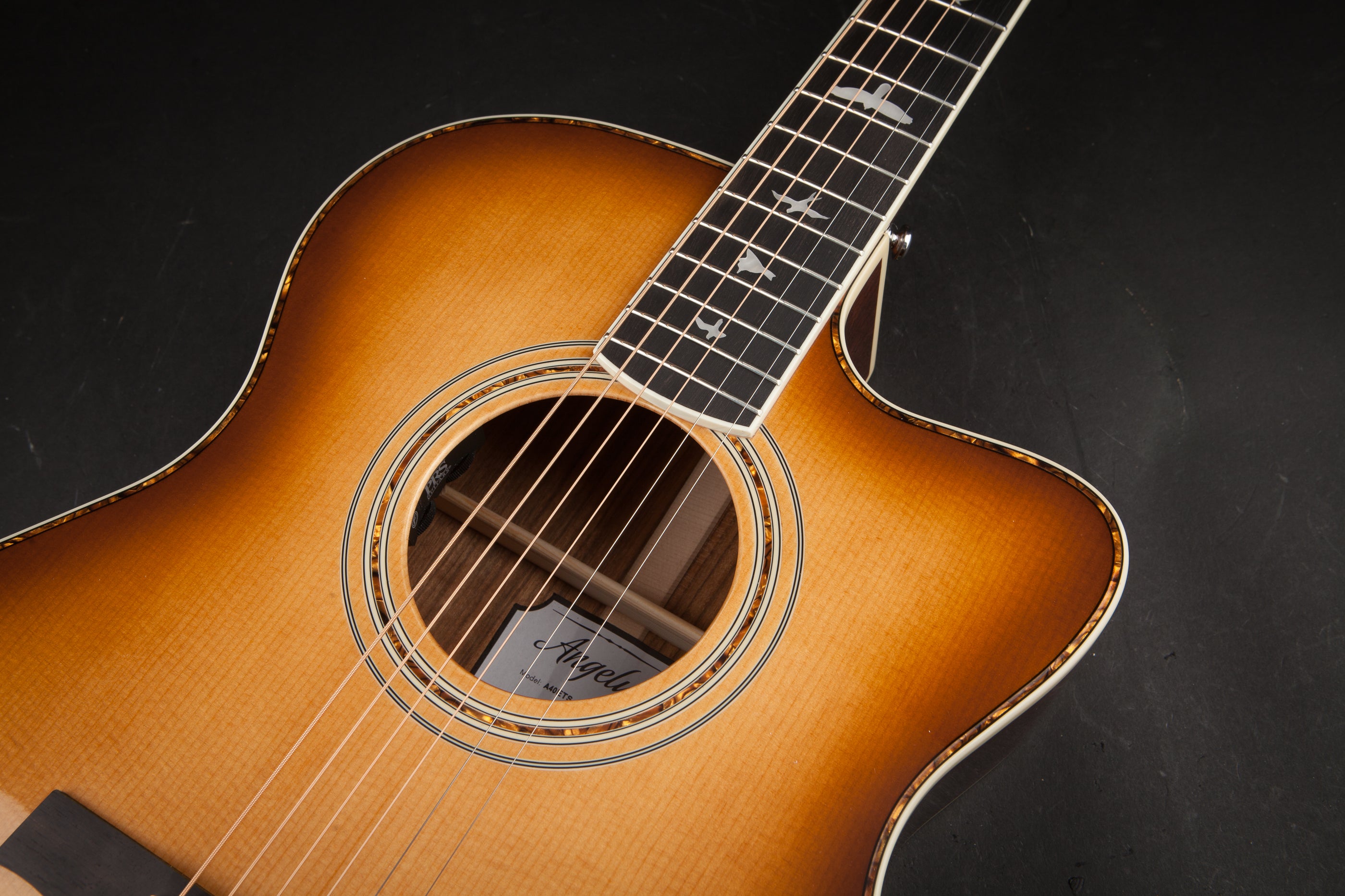 PRS Guitars: SE Angelus A40ETS Tobacco Sunburst #106621