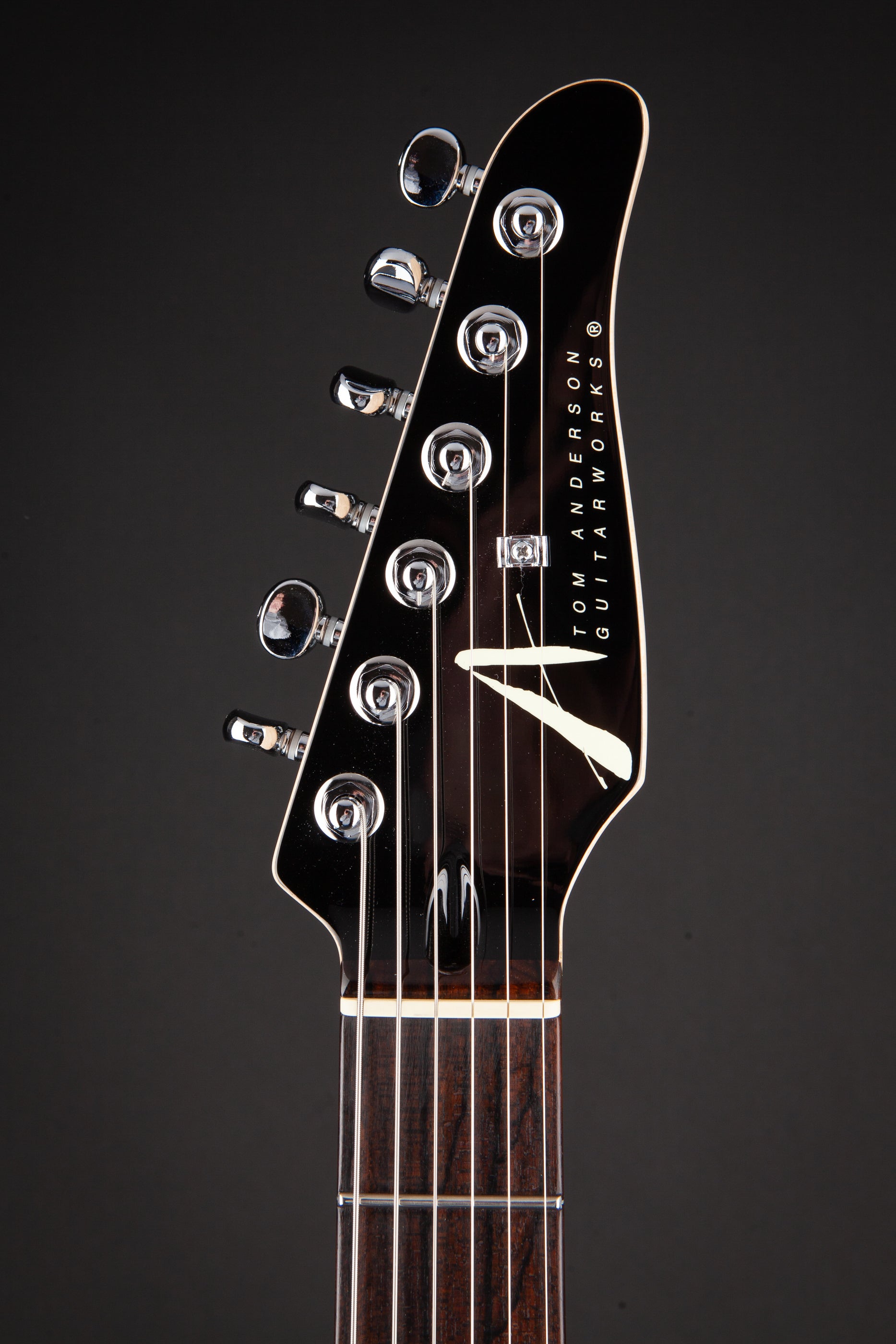 Tom Anderson: Drop Top Classic - Cajun Red to Dark Red Burst with Binding #08-14-19P