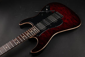 Tom Anderson: Drop Top Classic - Cajun Red to Dark Red Burst with