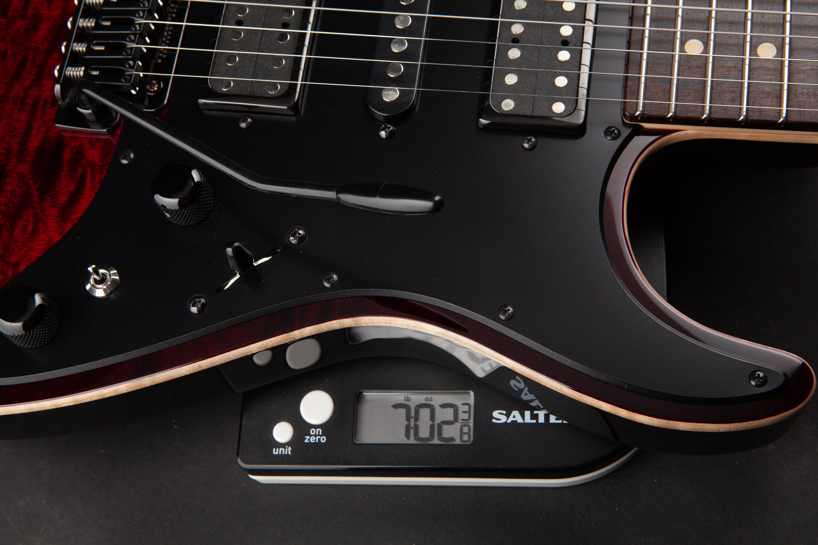 Tom Anderson: Drop Top Classic - Cajun Red to Dark Red Burst with Binding #08-14-19P