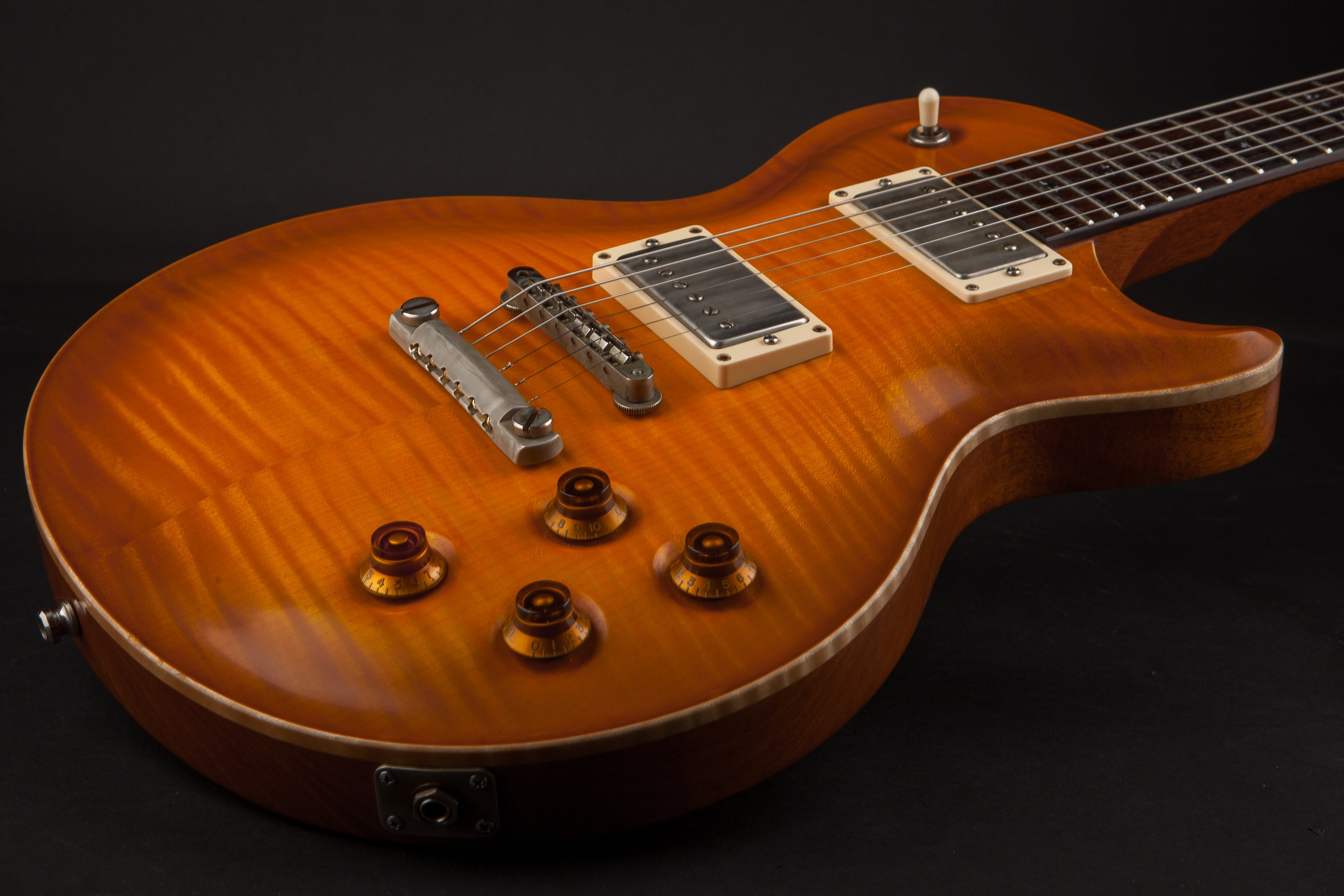 Nik Huber: Orca Faded Sunburst Exceptional Flame Maple and Brazilian Fingerboard #0995