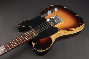 Fender Custom Shop: Esquire 59 Super Heavy Relic with Rosewood Neck, Wide Fade 2-Tone Sunburst #R108110