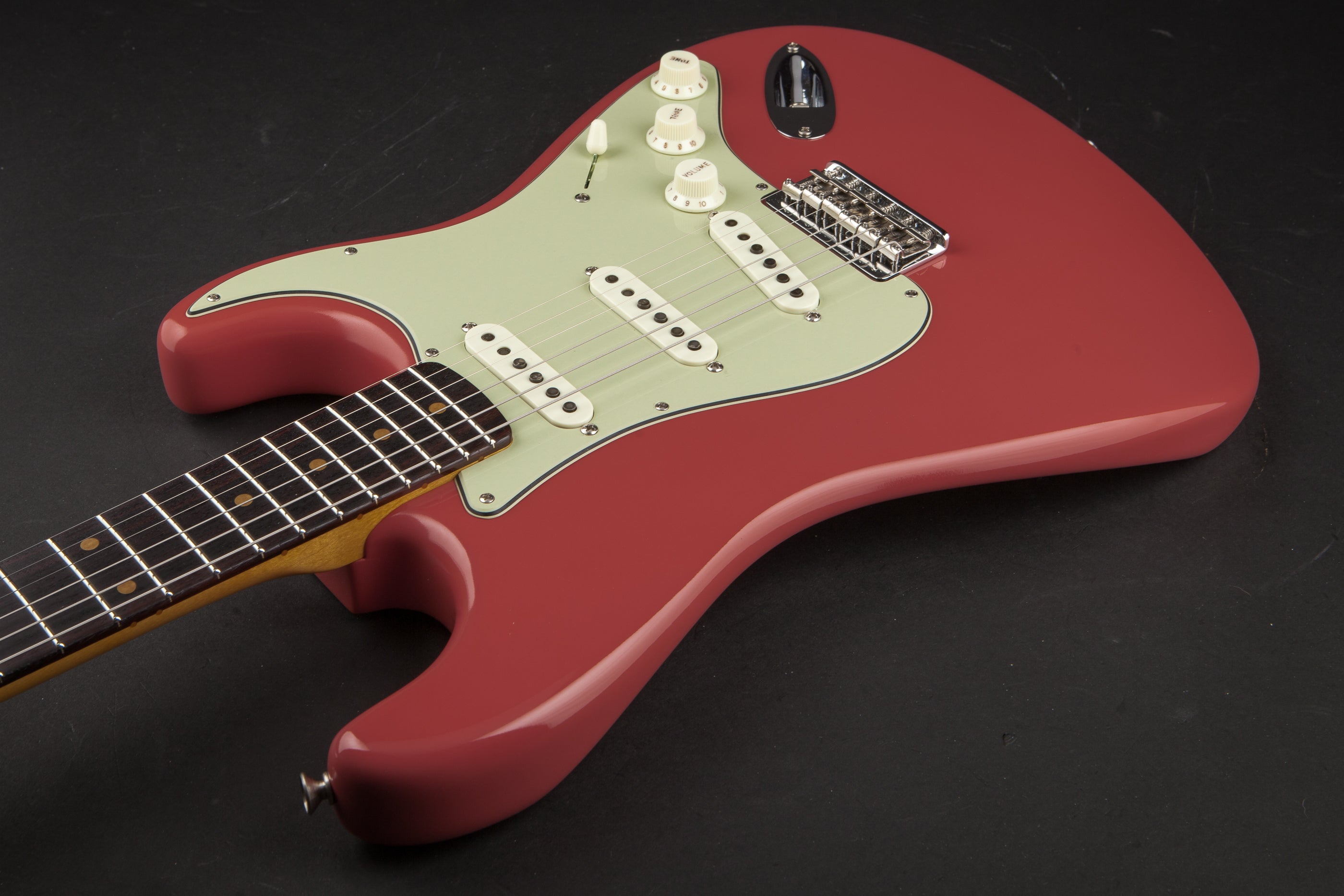 Fender: Stratocaster 59 Hardtail Thin Skin Time Capsule Faded Fiesta Red R127309