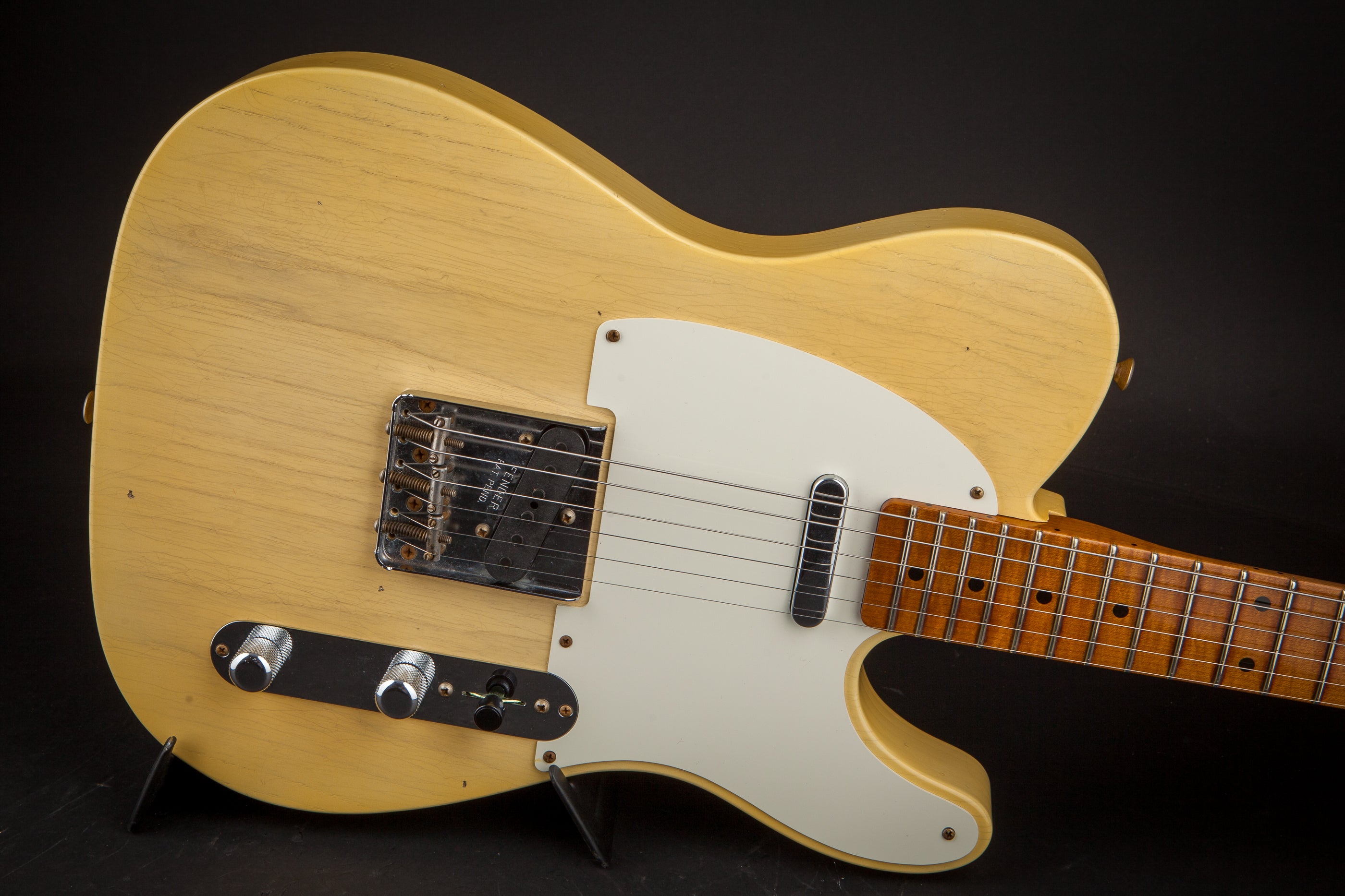 Fender Custom Shop: Telecaster Limited 1955 Journeyman Relic Super Faded Nocaster Blonde #CZ558261