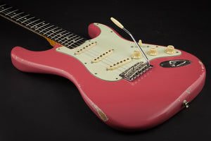 Smitty Guitars Classic S Aged Faded Fiesta Red