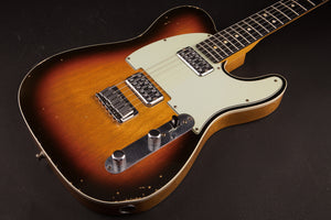 Fender Custom Shop: Double TV Jones Tele Relic 3-Tone Sunburst w/ Natural Back #78094