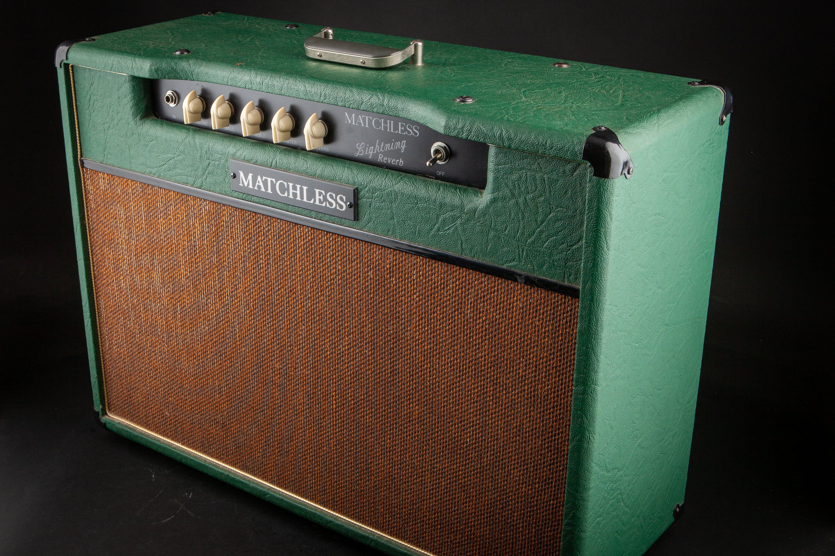 Matchless Amps: 1998 Lightning 112 Combo "Samson Era" with Reverb - Racing Green