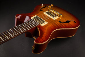 PRS Guitars: McCarty Archtop II Dark Cherry Sunburst 4" Body #836434
