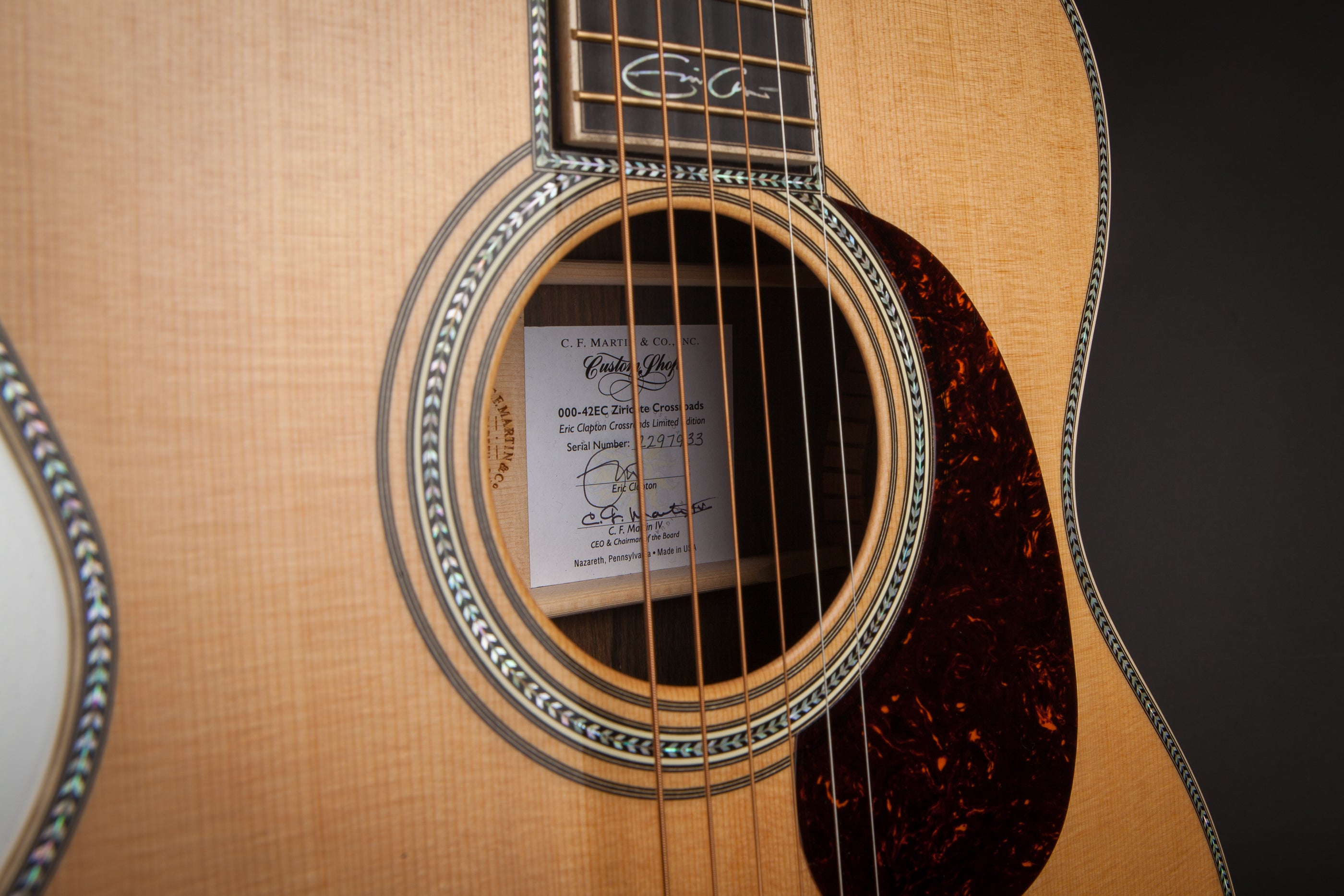CF Martin:000-42EC-Z Eric Clapton Ziricote Acoustic