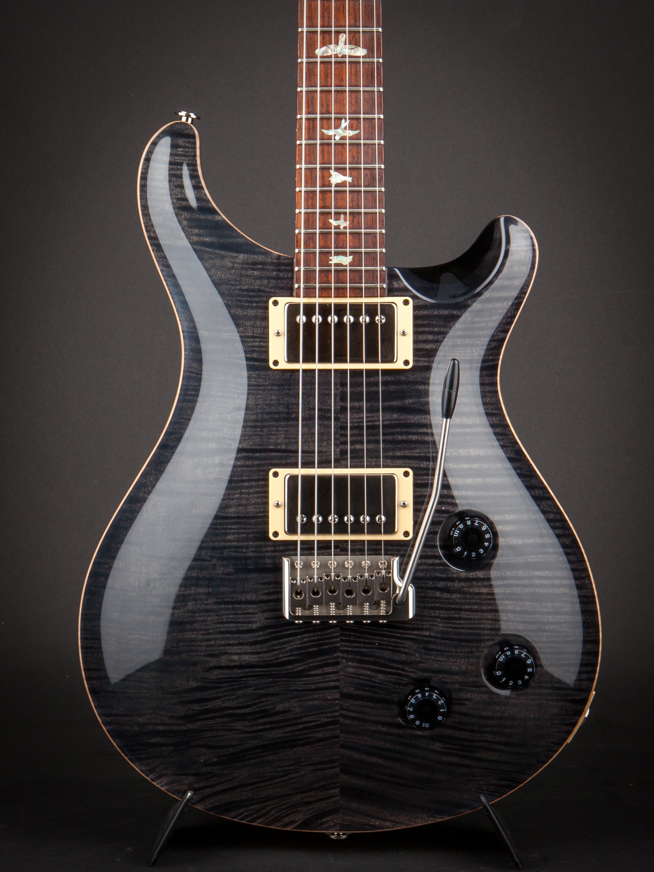 PRS Guitars: Custom 22 10-Top Grey Black #93371