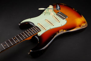 Fender Custom Shop: Stratocaster Ltd 59 Heavy Relic Aged 3-Tone Sunburst #CZ538095