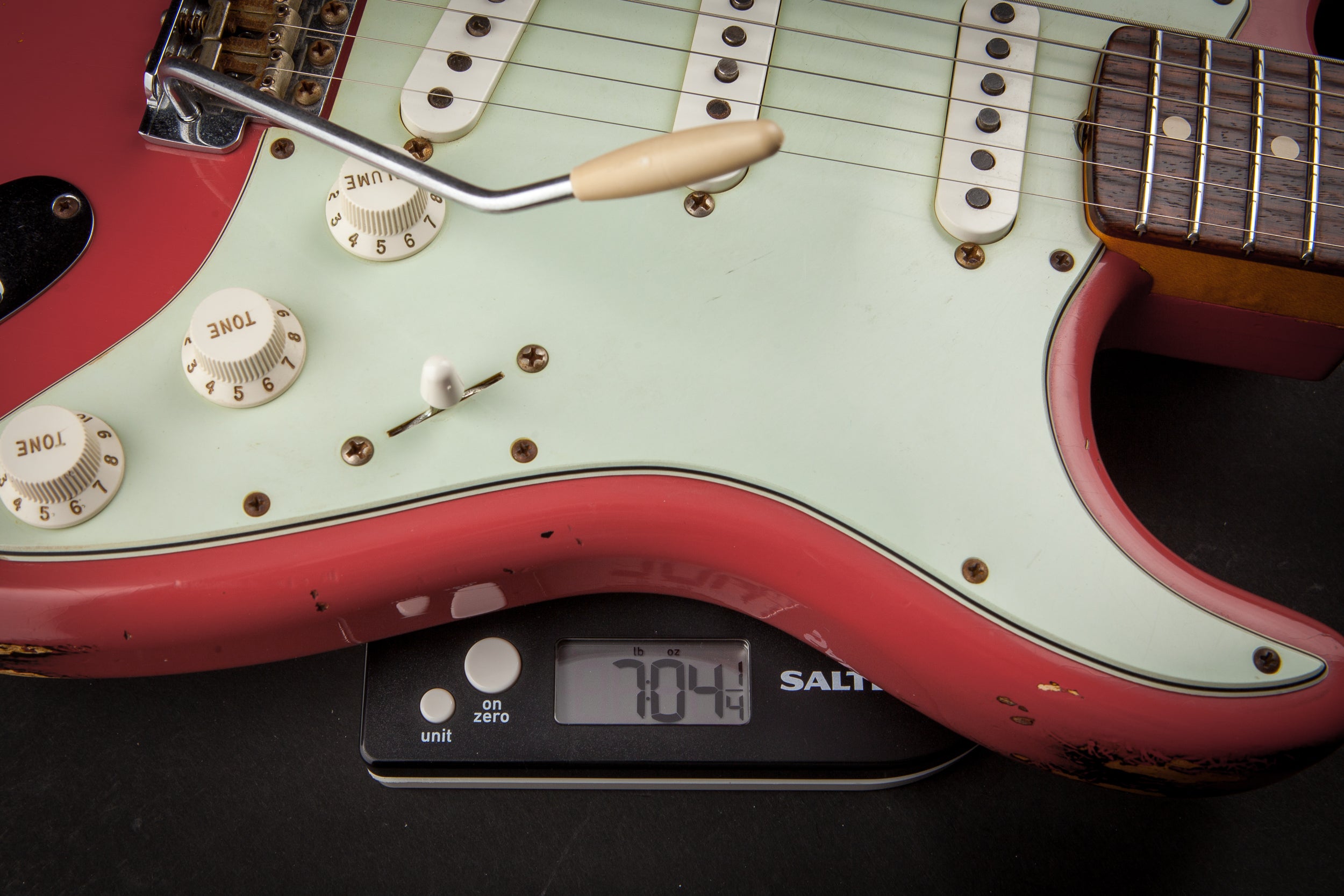 Fender Custom Shop: Stratocaster '60 Relic Fiesta Red Over Sunburst #R71995
