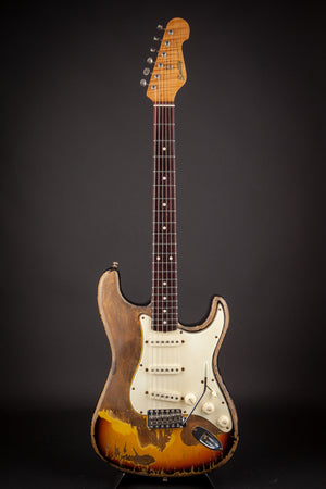 Smitty Guitars HZ Inspired Classic S with Mastergrade Roasted Flame Maple Neck