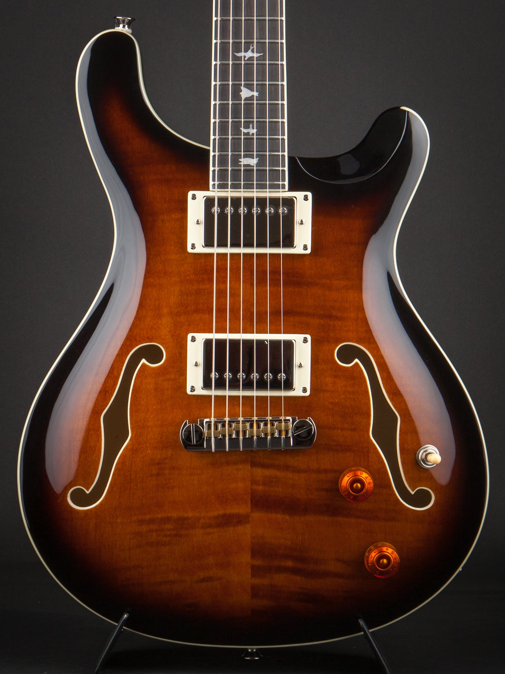 PRS Guitars: SE Hollowbody II Black Gold Burst #F21998