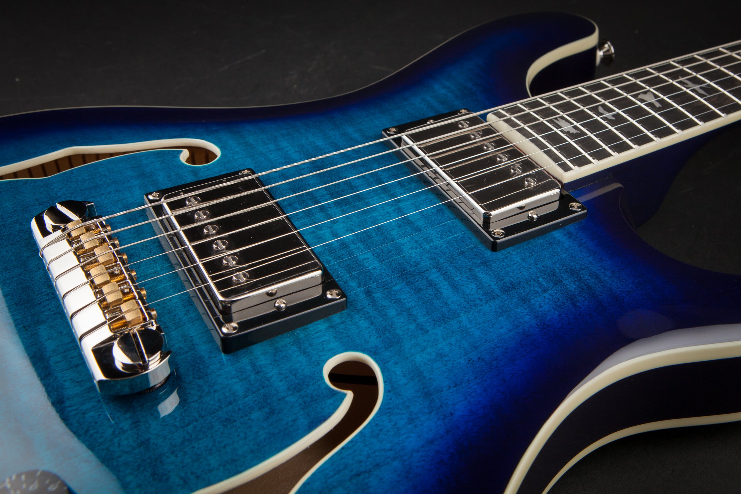 PRS Guitars: SE Hollowbody II Faded Blue Burst #F18776