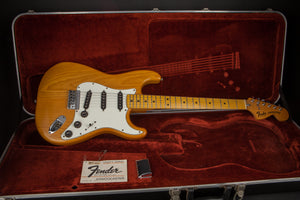 Fender Vintage Guitars: 1976 Stratocaster Hardtail Natural with Maple Neck #7674951