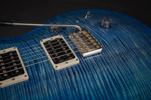 PRS Guitars: Custom 24 Faded Blue Burst 10 Top #172233 – World Guitars