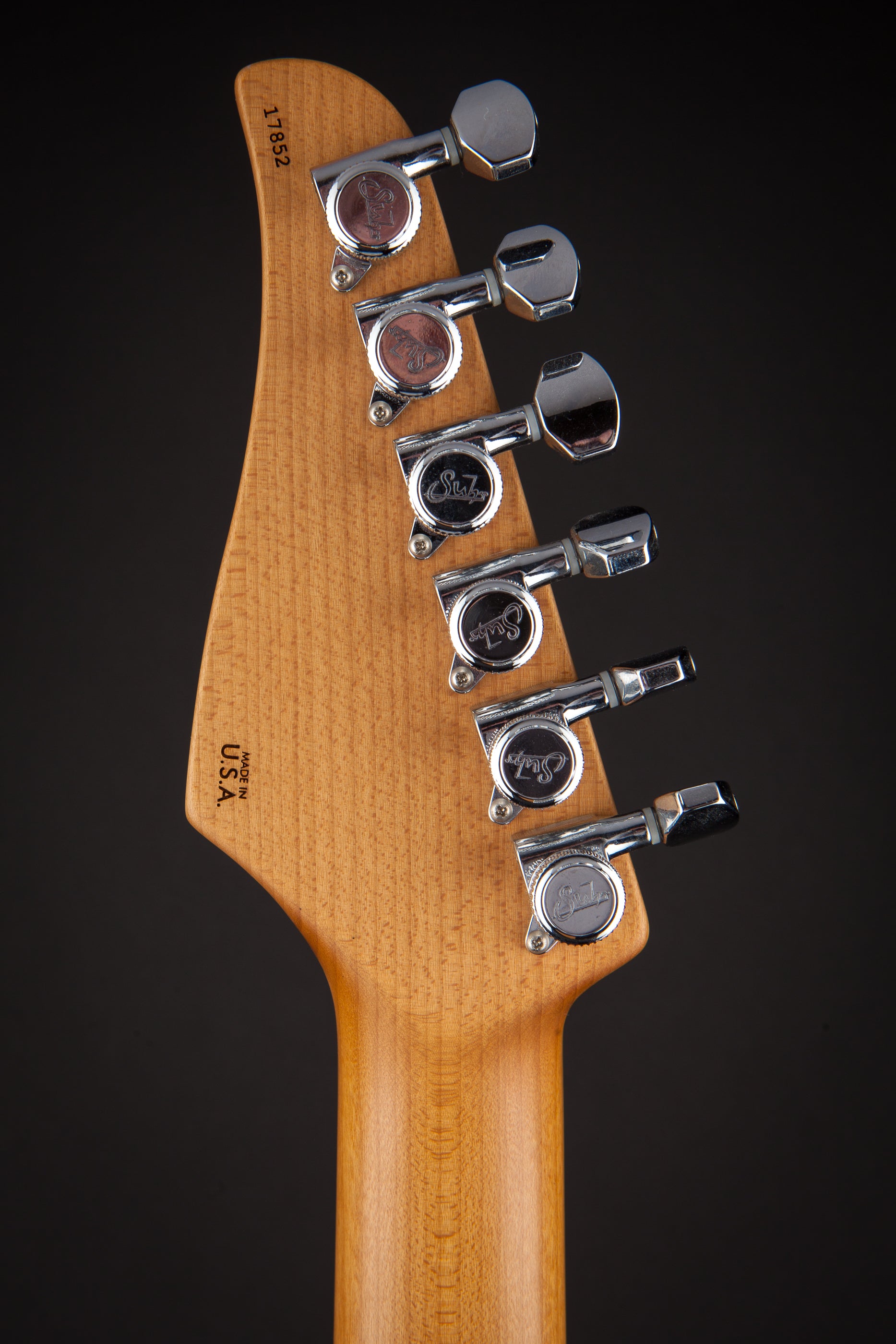 Suhr: Modern Carve Top Faded Trans Whale Blue Burst #17852 – World Guitars