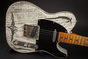 Palir Guitars:Mojo Titan Aged White with Black Grain