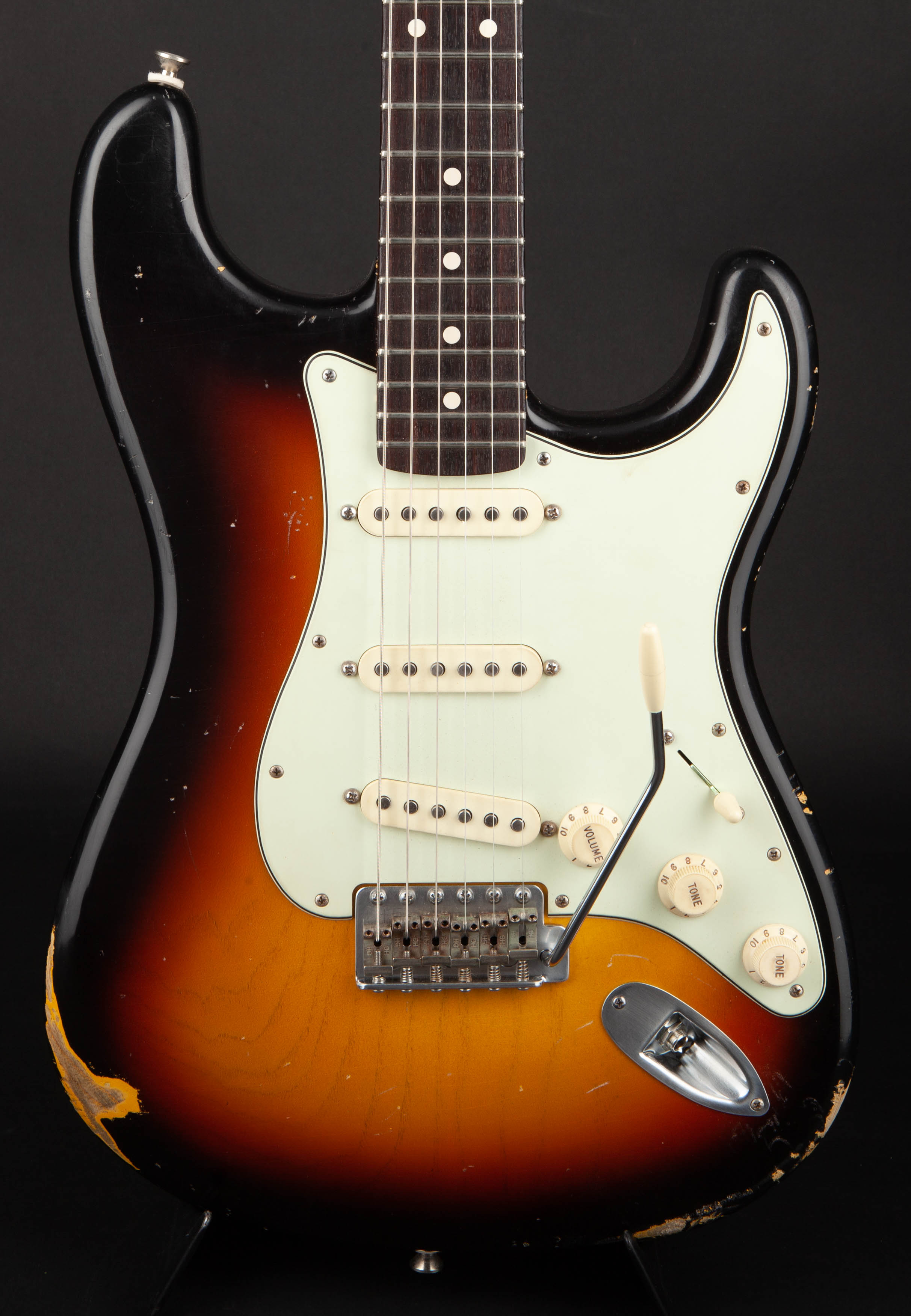 Smitty Guitars Classic S Sunburst with Flame Neck