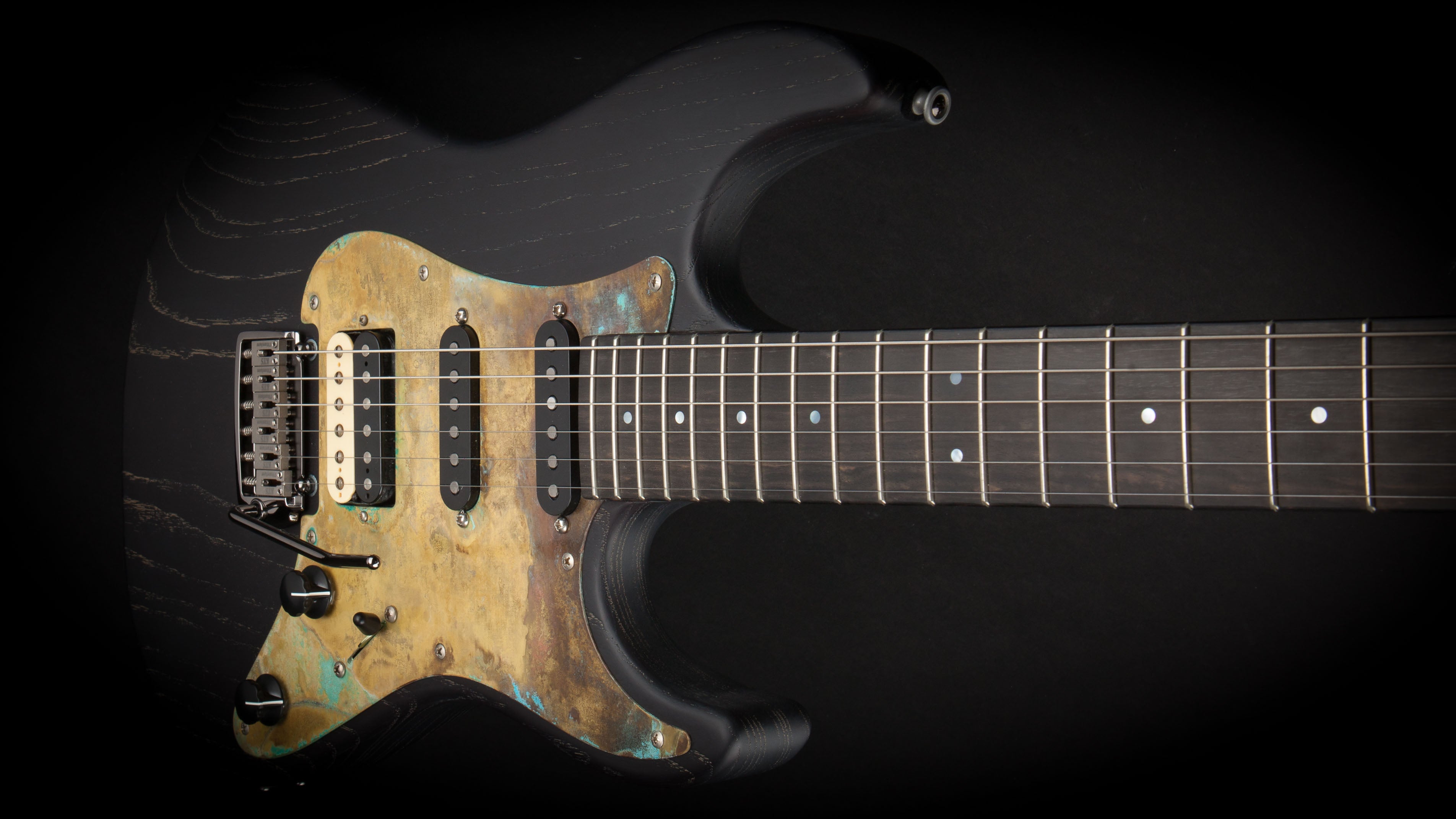 Patrick James Eggle 96 Swamp Ash Black 'Review Guitar' #14856