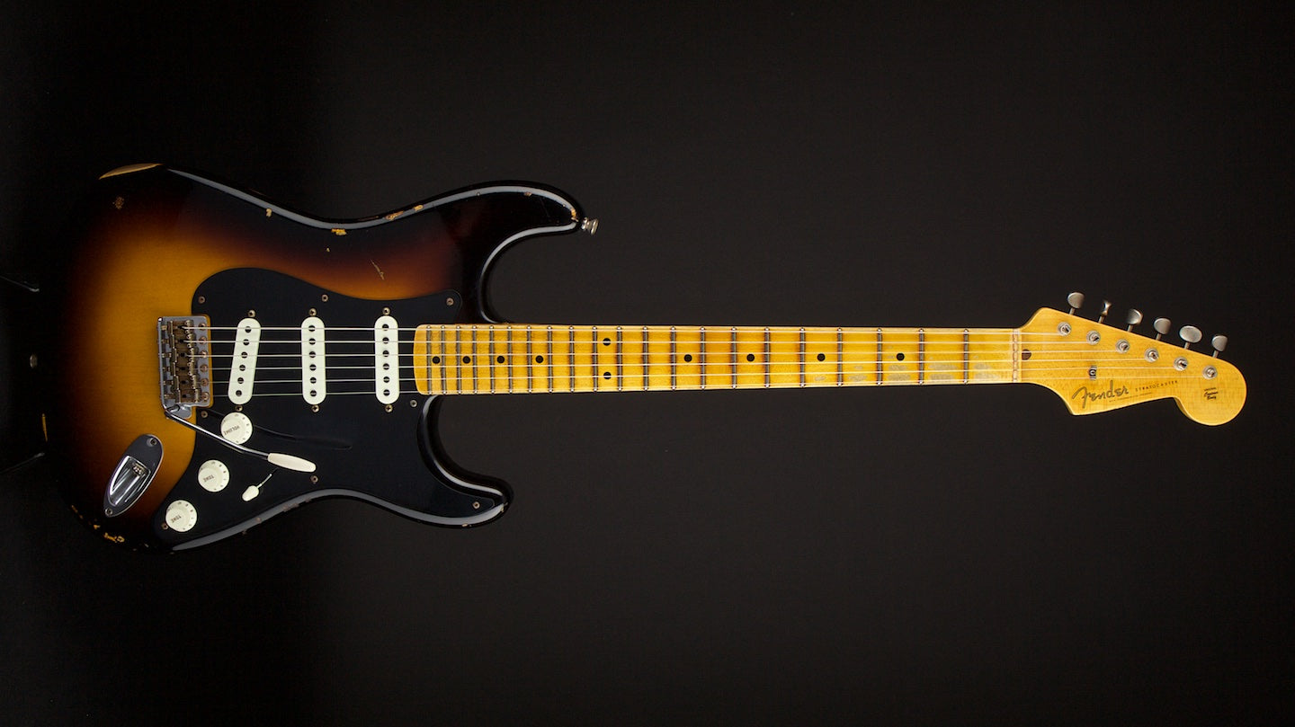Fender Custom Shop Stratocaster Ancho Poblano 2 Tone Sunburst #CZ525338