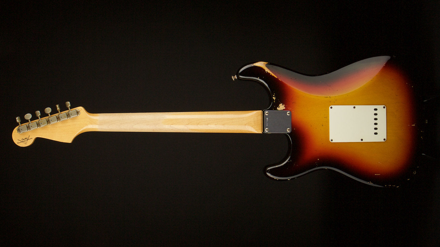 Fender Custom Shop Stratocaster 'Jeffocaster' Relic 2 Tone Sunburst Alder Body #R65660
