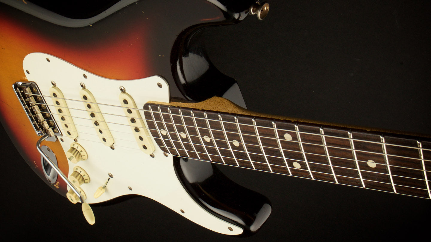 Fender Custom Shop Stratocaster 'Jeffocaster' Relic 2 Tone Sunburst Alder Body #R65660
