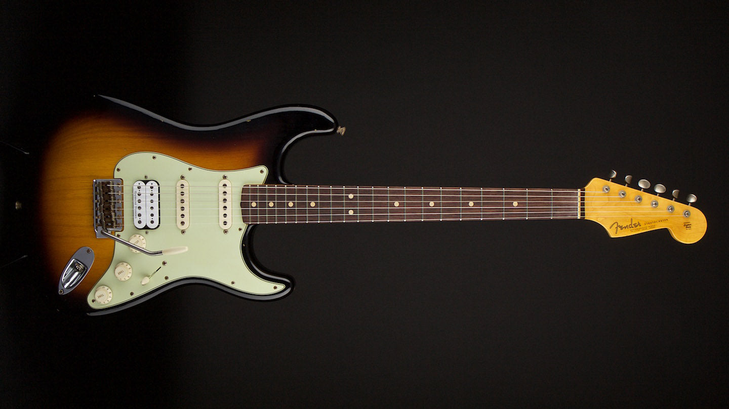 Fender Custom Shop Stratocaster WG/John Cruz Spec 63 Strat Journeyman Relic 2 Tone Sunburst #R83949