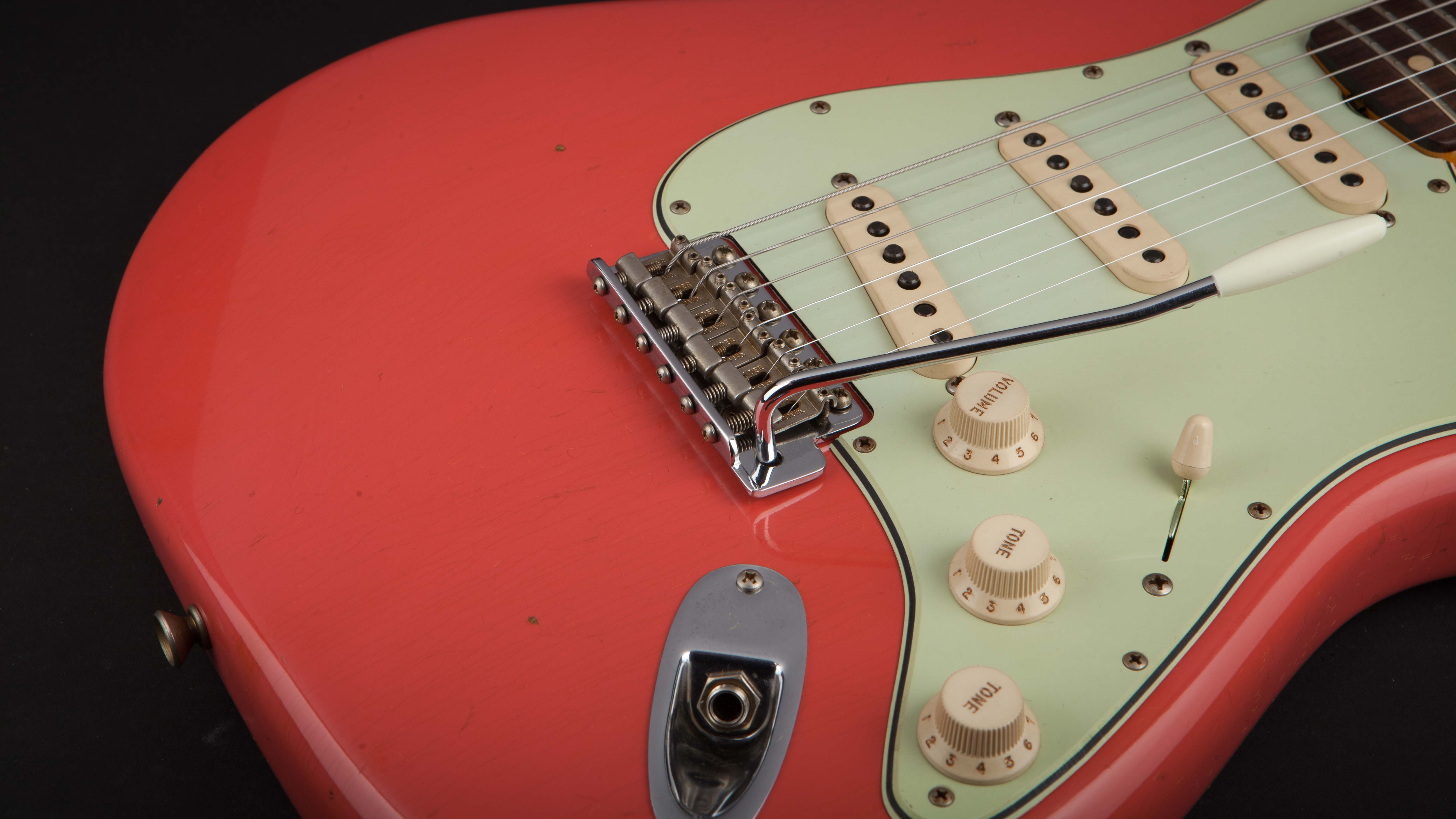 Fender Custom Shop:60 Stratocaster Journeyman Faded Fiesta Red R96337