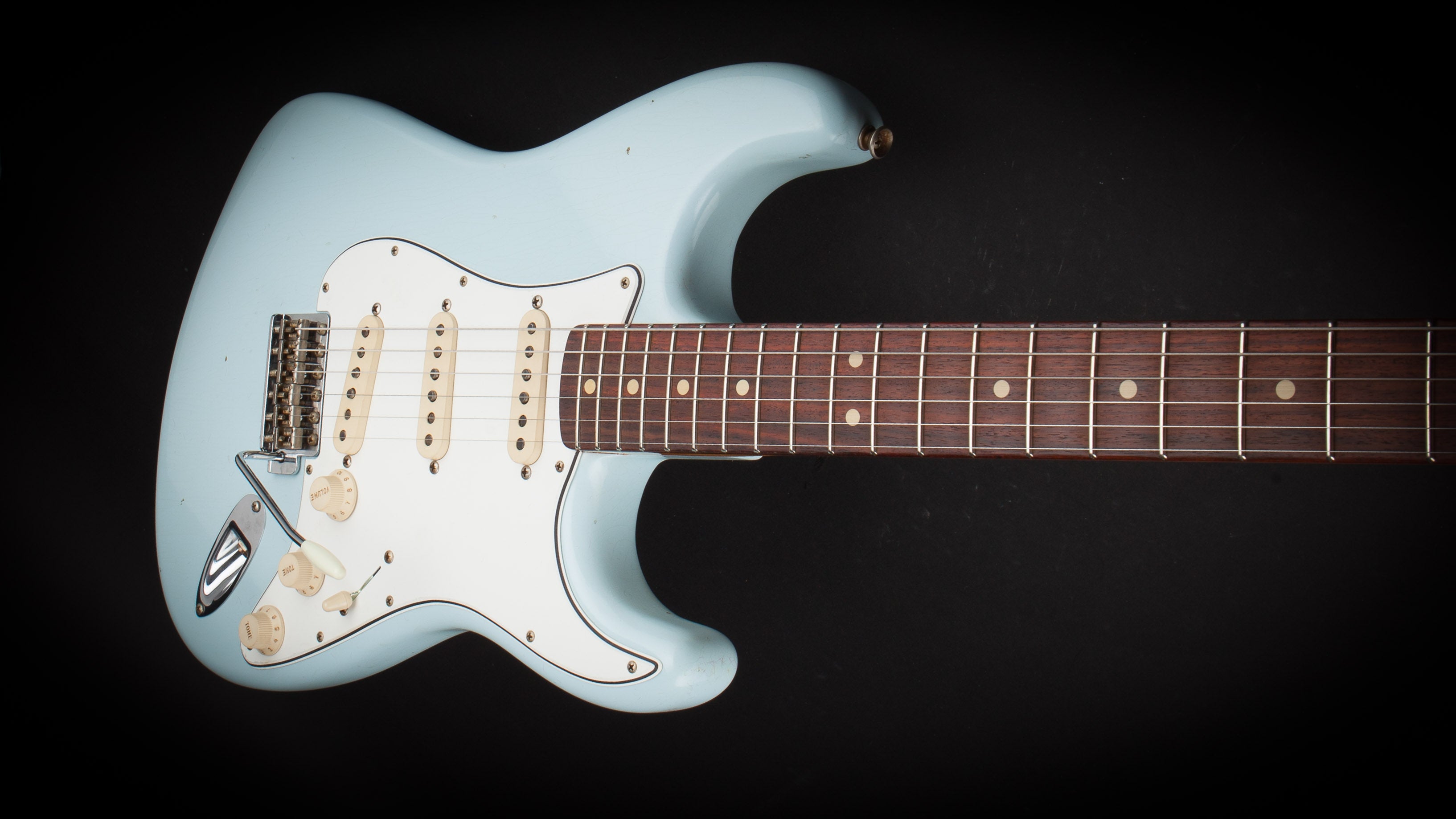 Fender Custom Shop:63 Stratocaster Journeyman Sonic Blue R100546